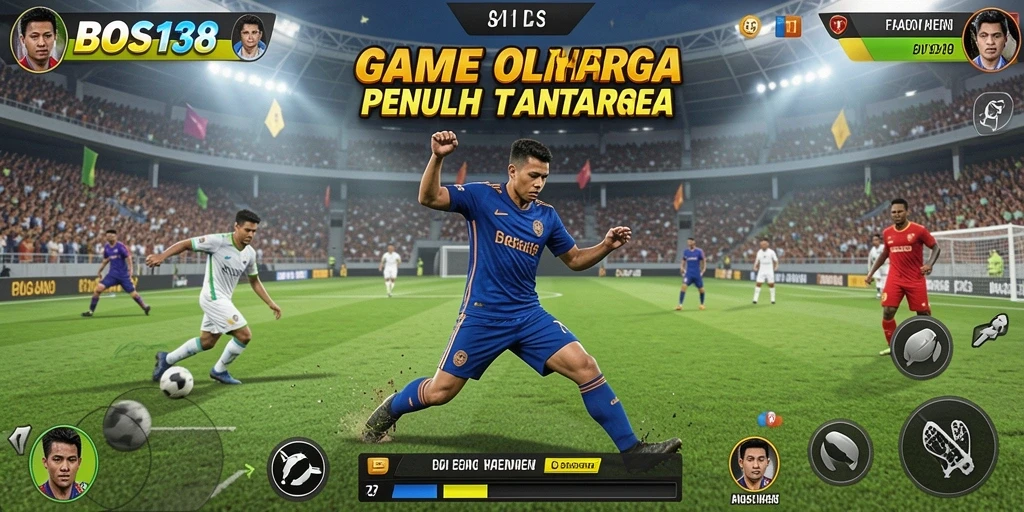 Tangkapan layar gameplay BOS138 menampilkan aksi olahraga seru dan grafis yang mengesankan.