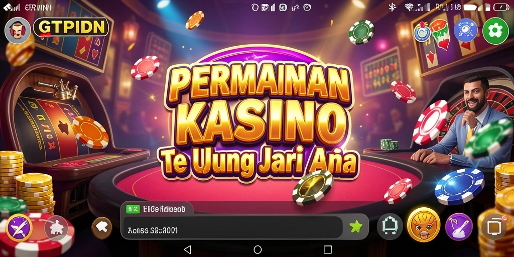 Tampilan permainan Kasino yang menarik dan menyenangkan.