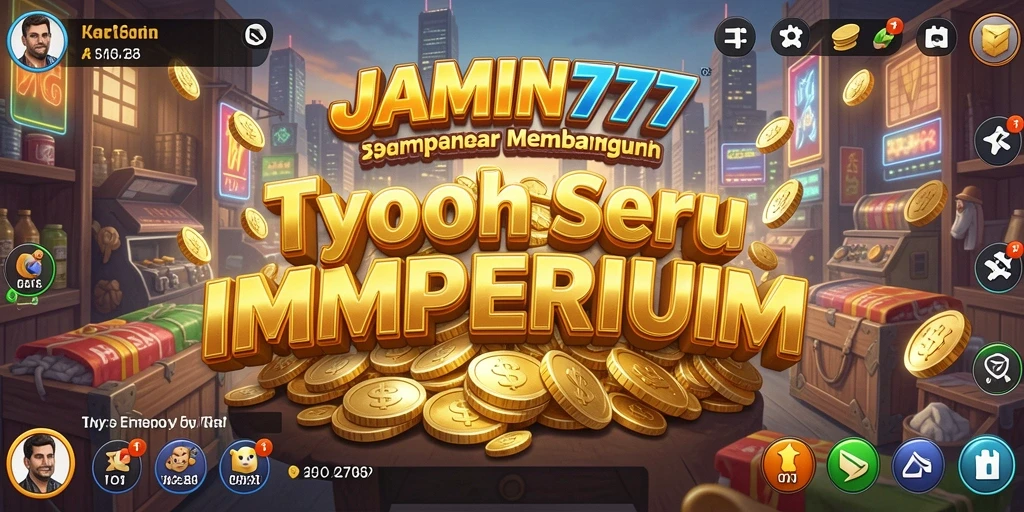 Screenshot utama JAMIN777 menampilkan gameplay Tycoon yang menarik.