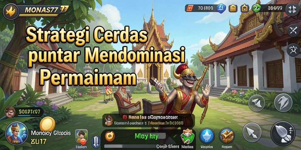 Tampilan gameplay MONAS77 yang menegangkan dan penuh strategi.