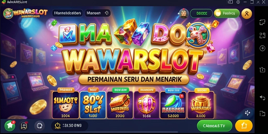 Screenshot utama WAWARSLOT menampilkan gameplay menarik dengan tema slot yang menarik.